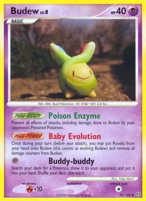 Carte Pokémon Rozbouton 033/100, extension Tempête