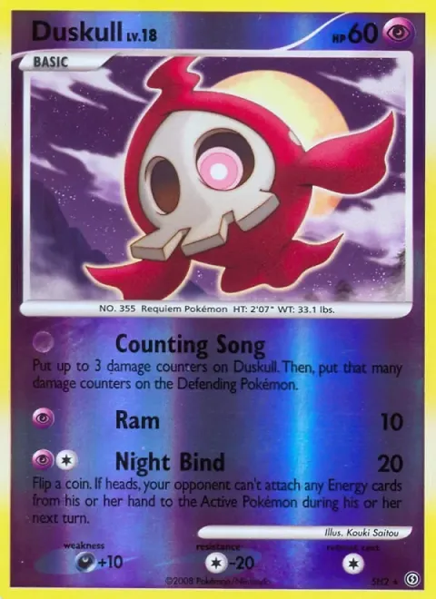 Carte Pokémon Skelénox SH2/SH3, extension Tempête