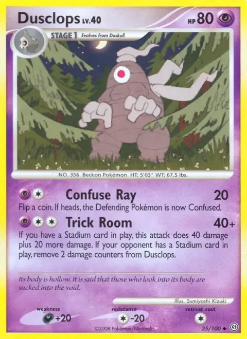 Carte Pokémon Téraclope 035/100, extension Tempête