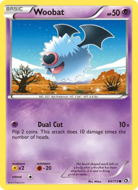 Carte Pokémon Chovsourir 064/113, extension Trésors Légendaires (sortie anglaise)