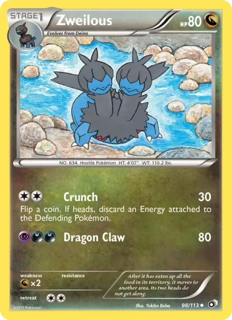 Carte Pokémon Diamat 098/113, extension Trésors Légendaires (sortie anglaise)