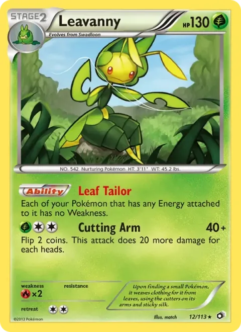 Carte Pokémon Manternel 012/113, extension Trésors Légendaires (sortie anglaise)