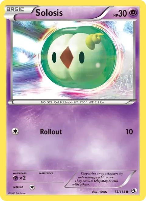 Carte Pokémon Nucléos 073/113, extension Trésors Légendaires (sortie anglaise)