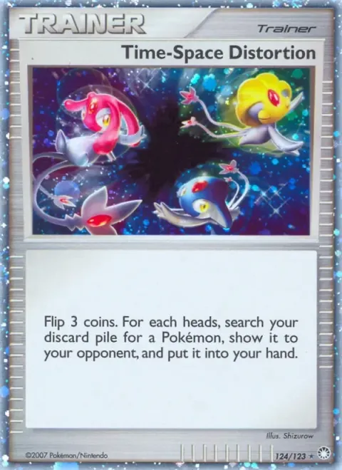 Carte Pokémon Altération espace-temps 124/123, extension Trésors Mystérieux