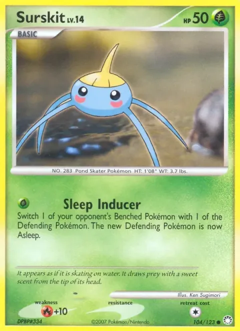 Carte Pokémon Arakdo 104/123, extension Trésors Mystérieux