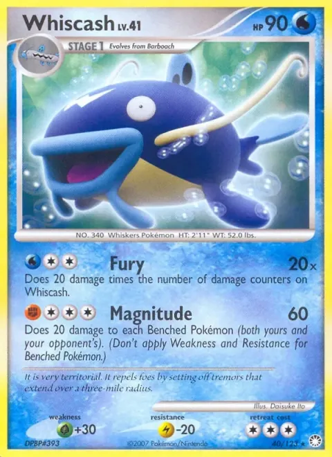 Carte Pokémon Barbicha 040/123, extension Trésors Mystérieux