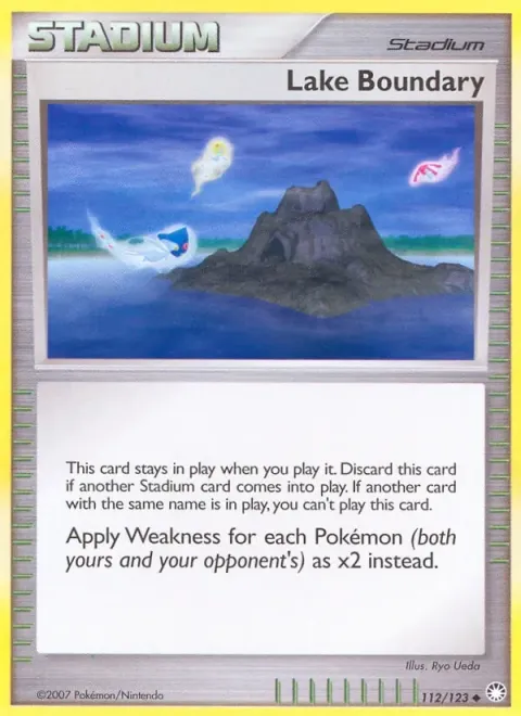 Carte Pokémon Berge du lac 112/123, extension Trésors Mystérieux