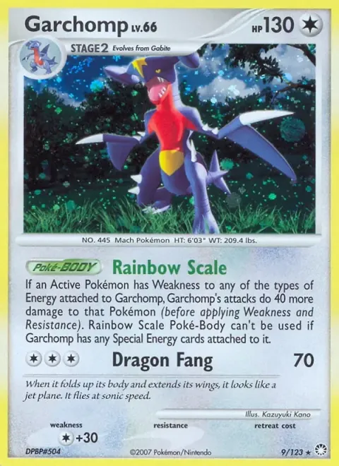 Carte Pokémon Carchacrok 009/123, extension Trésors Mystérieux