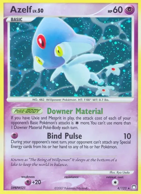 Carte Pokémon Créfadet 004/123, extension Trésors Mystérieux