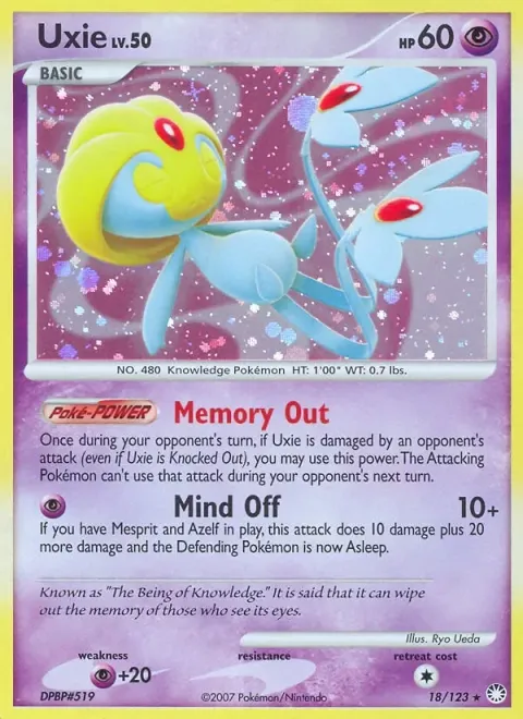 Carte Pokémon Créhelf 018/123, extension Trésors Mystérieux