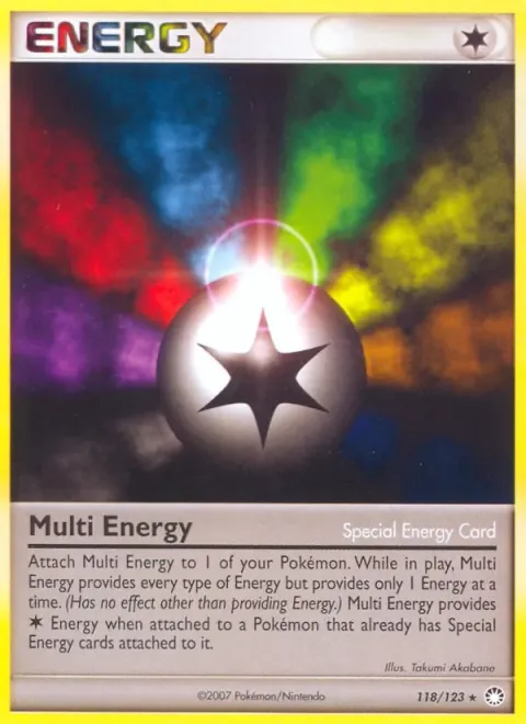 Carte Pokémon Énergies multiples 118/123, extension Trésors Mystérieux