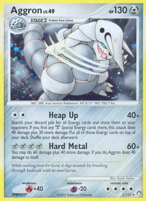 Carte Pokémon Galeking 001/123, extension Trésors Mystérieux