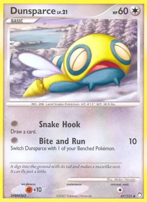 Carte Pokémon Insolourdo 047/123, extension Trésors Mystérieux