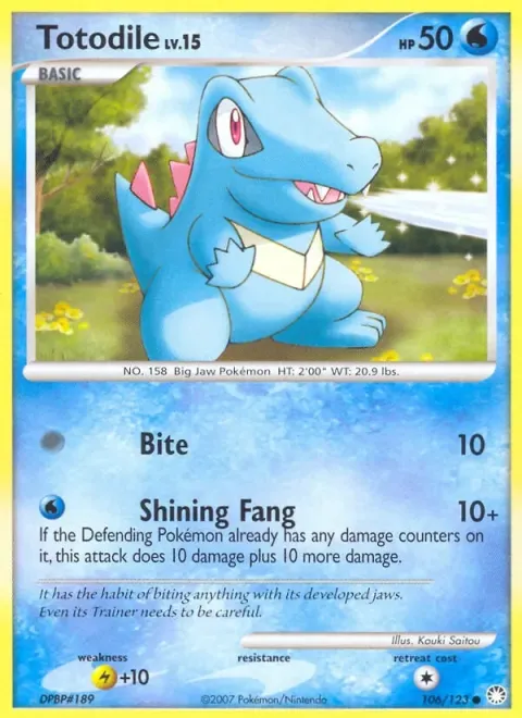 Carte Pokémon Kaiminus 106/123, extension Trésors Mystérieux