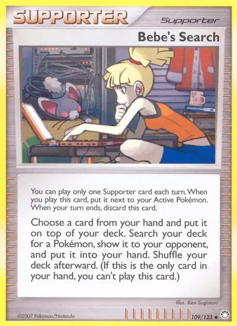 Carte Pokémon La recherche d’Amelle 109/123, extension Trésors Mystérieux