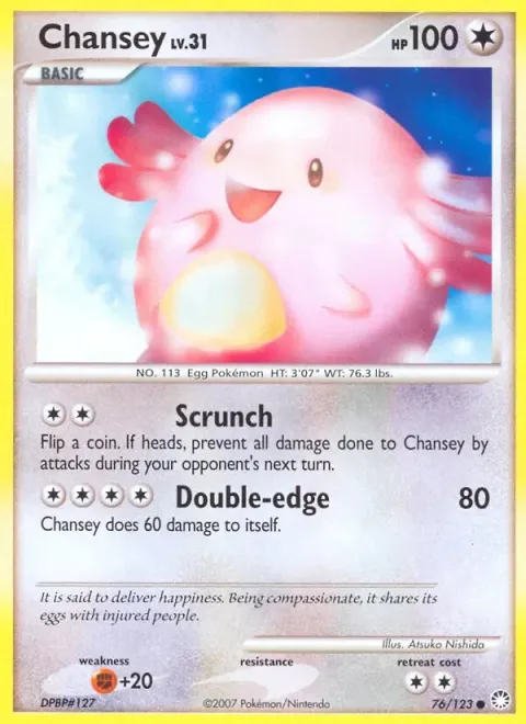 Carte Pokémon Leveinard 076/123, extension Trésors Mystérieux