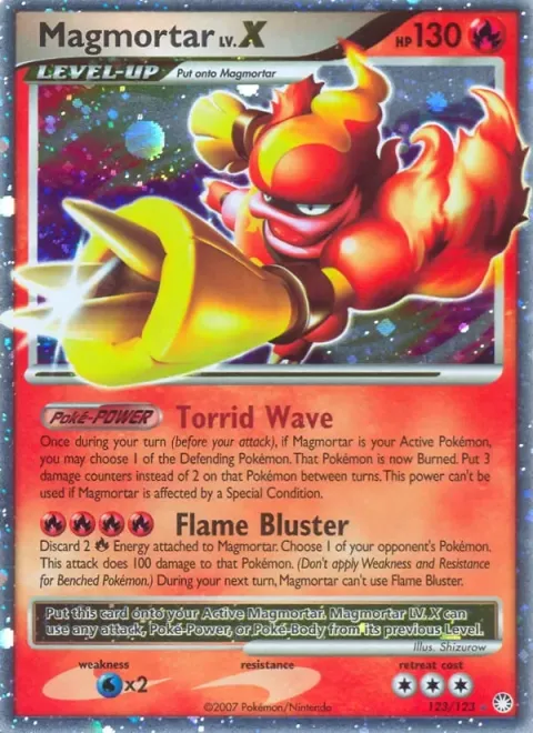 Carte Pokémon Maganon 123/123, extension Trésors Mystérieux