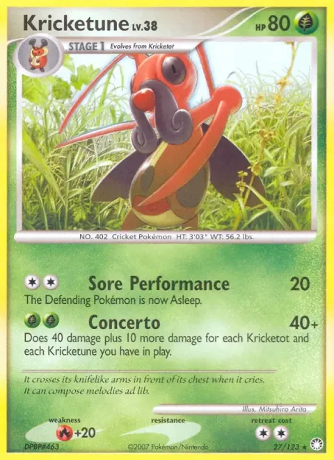 Carte Pokémon Mélokrik 027/123, extension Trésors Mystérieux