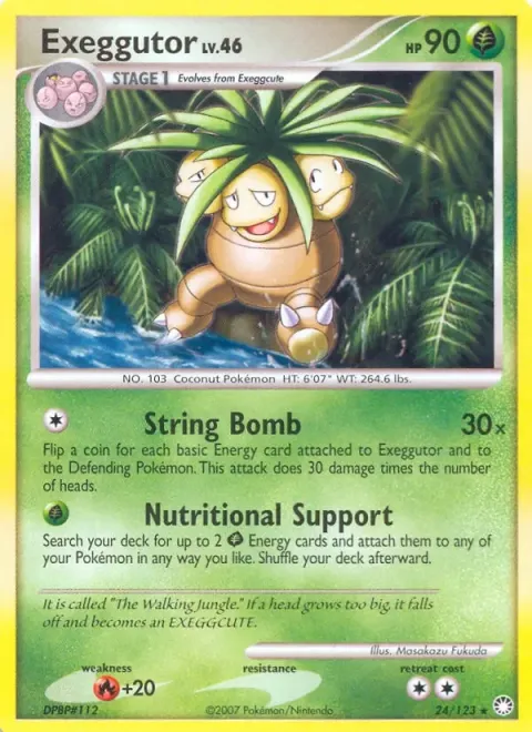 Carte Pokémon Noadkoko 024/123, extension Trésors Mystérieux