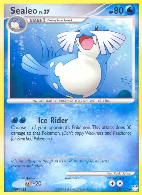 Carte Pokémon Phogleur 062/123, extension Trésors Mystérieux