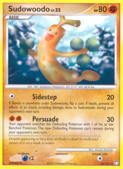 Carte Pokémon Simularbre 035/123, extension Trésors Mystérieux