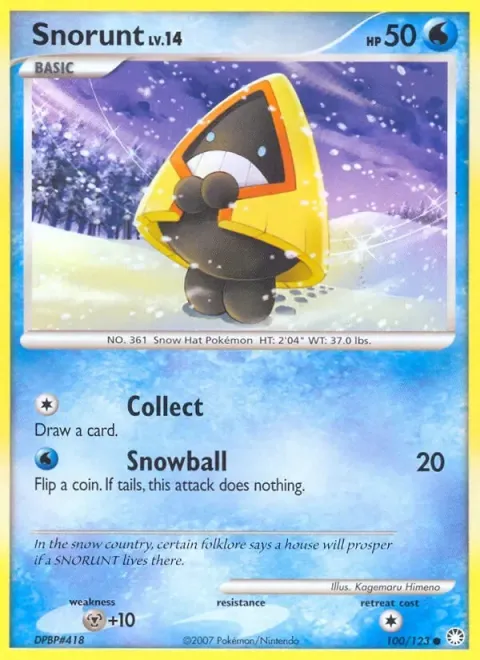 Carte Pokémon Stalgamin 100/123, extension Trésors Mystérieux
