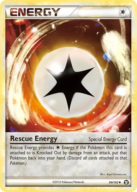 Carte Pokémon Énergie Rescousse 090/102, extension Triomphant