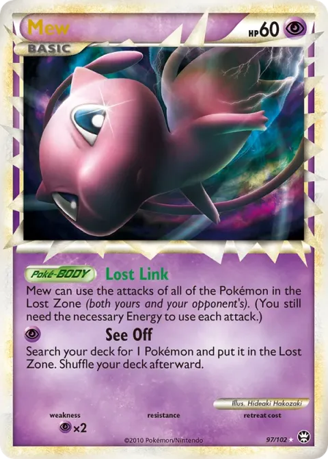 Carte Pokémon Mew 097/102, extension Triomphant