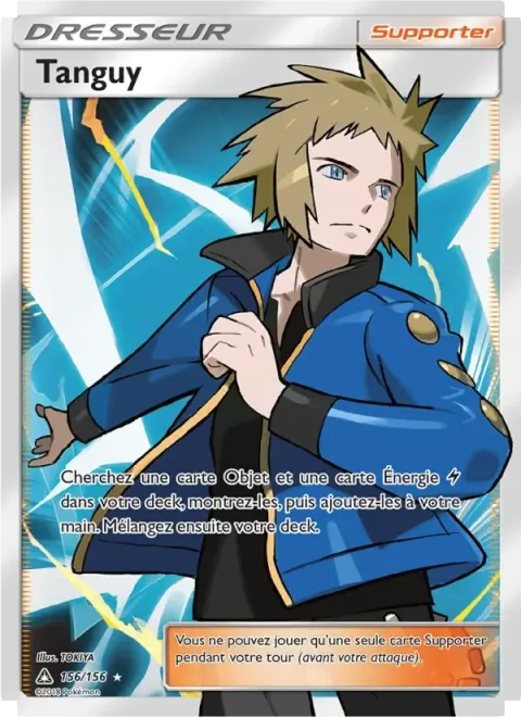Carte Pokémon Tanguy 156/156, extension Ultra-Prisme