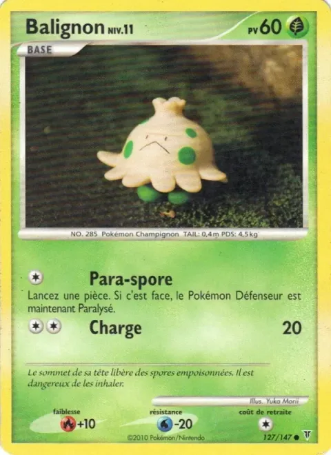 Carte Pokémon Balignon 127/147, extension Vainqueurs Suprêmes