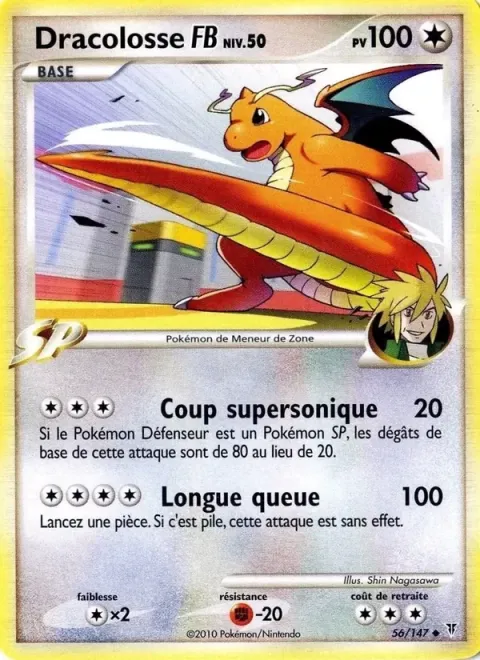 Carte Pokémon Dracolosse FB 056/147, extension Vainqueurs Suprêmes