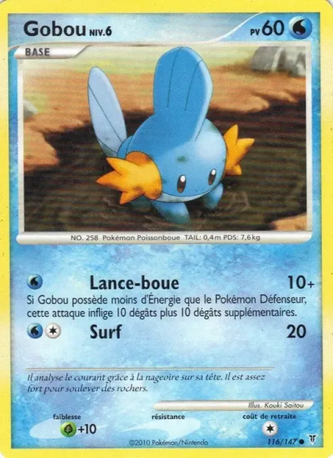 Carte Pokémon Gobou 116/147, extension Vainqueurs Suprêmes