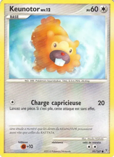 Carte Pokémon Keunotor 091/147, extension Vainqueurs Suprêmes