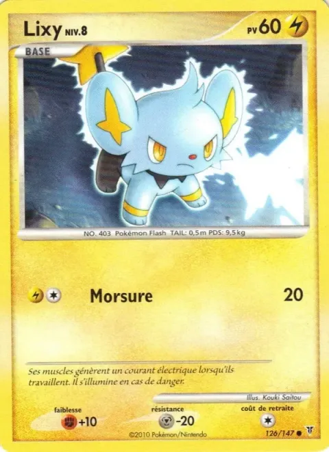 Carte Pokémon Lixy 126/147, extension Vainqueurs Suprêmes