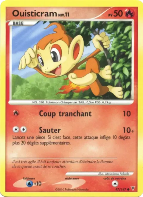 Carte Pokémon Ouisticram 097/147, extension Vainqueurs Suprêmes