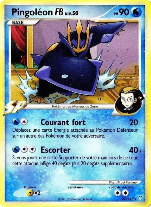 Carte Pokémon Pingoléon FB 027/147, extension Vainqueurs Suprêmes
