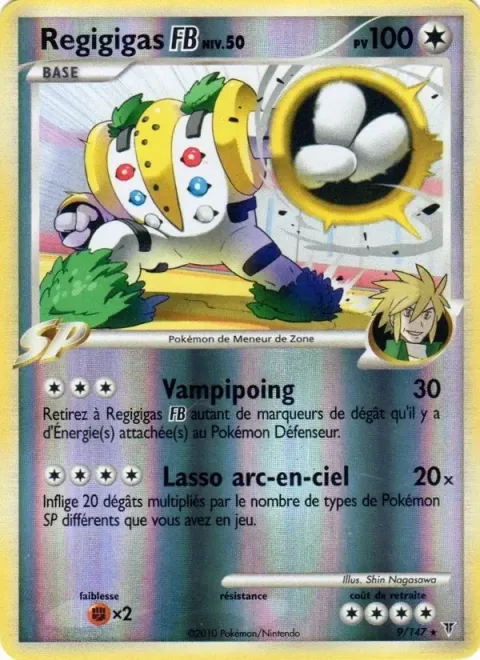 Carte Pokémon Regigigas FB 009/147, extension Vainqueurs Suprêmes