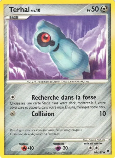Carte Pokémon Terhal 090/147, extension Vainqueurs Suprêmes
