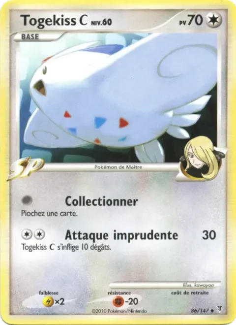 Carte Pokémon Togekiss C 086/147, extension Vainqueurs Suprêmes