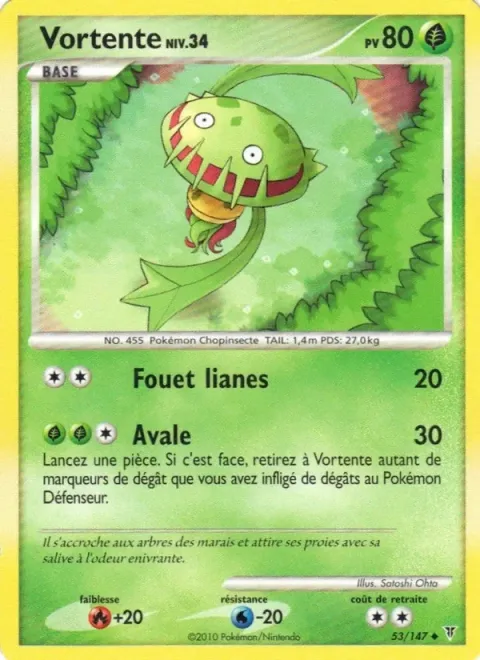 Carte Pokémon Vortente 053/147, extension Vainqueurs Suprêmes