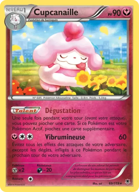 Carte Pokémon Cupcanaille 069/119, extension Vigueur Spectrale
