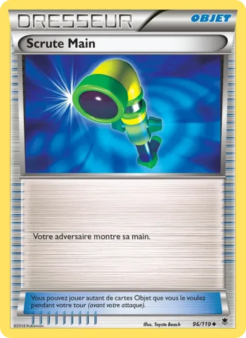 Carte Pokémon Scrute Main 096/119, extension Vigueur Spectrale