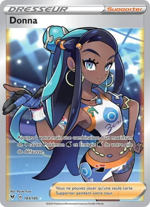 Carte Pokémon Donna 183/185, extension Voltage Éclatant