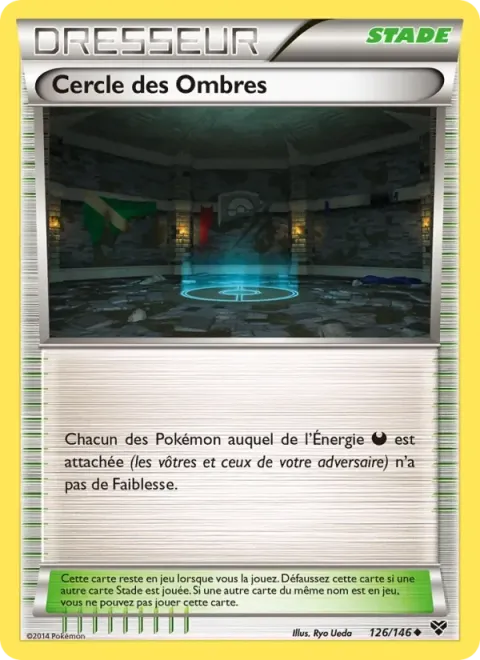 Carte Pokémon Cercle des Ombres 126/146, extension XY