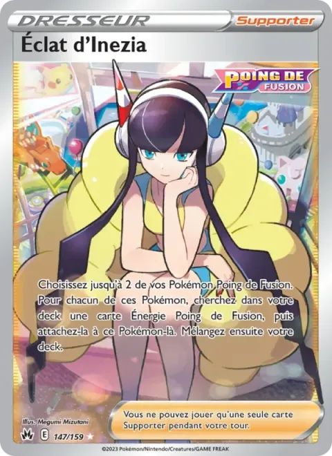 Carte Pokémon Éclat d’Inezia 147/159, extension Zénith Suprême