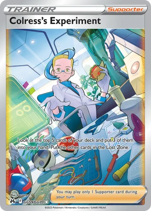 Carte Pokémon Expérience de Nikolaï GG59/GG70, extension Zénith Suprême