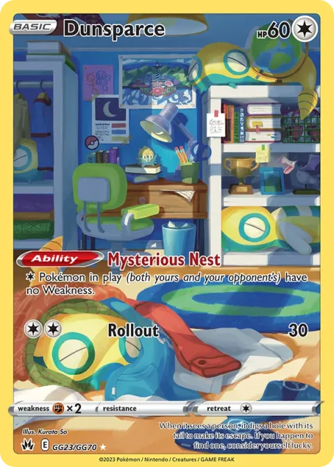 Carte Pokémon Insolourdo GG23/GG70, extension Zénith Suprême
