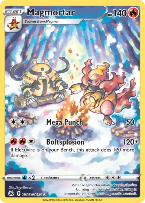 Carte Pokémon Maganon GG03/GG70, extension Zénith Suprême