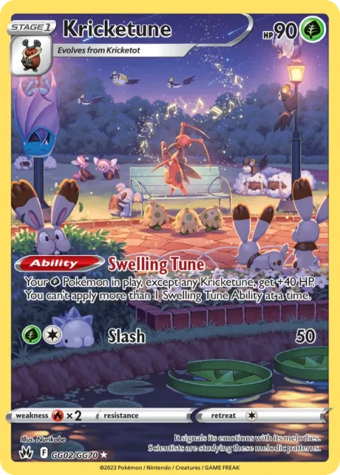 Carte Pokémon Mélokrik GG02/GG70, extension Zénith Suprême
