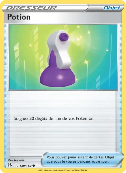 Carte Pokémon Potion 139/159, extension Zénith Suprême
